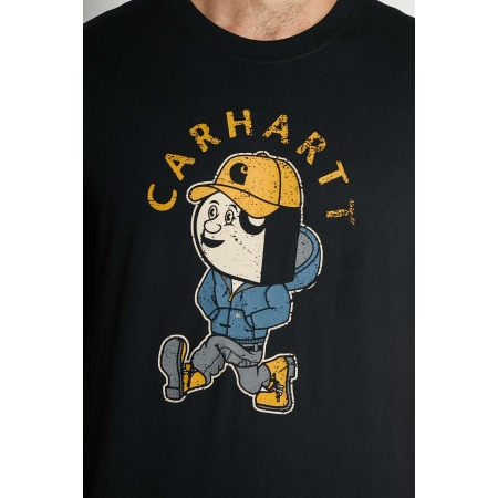 Koszulka Carhartt Lightweight Active Jac Graphic - Black